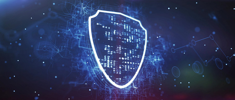 cyber security shield digital