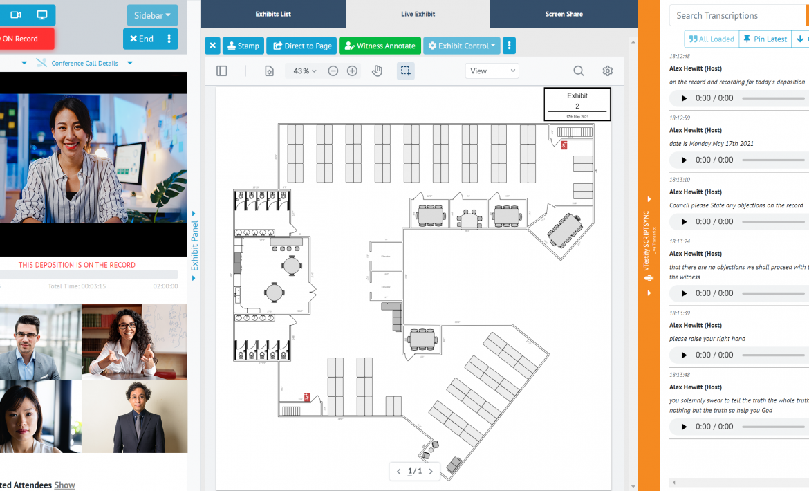 vtestify platform screenshot